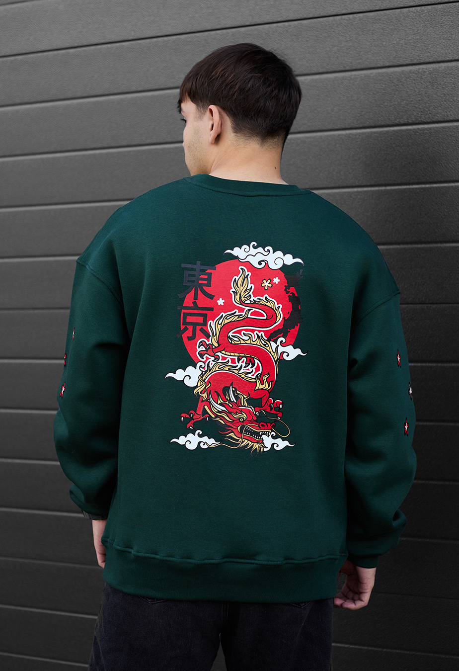 Bluza Staff dragon oversize fleece