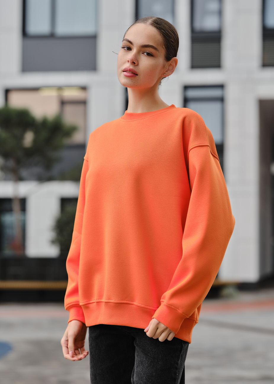 Bluza damska Staff fa orange oversize fleece