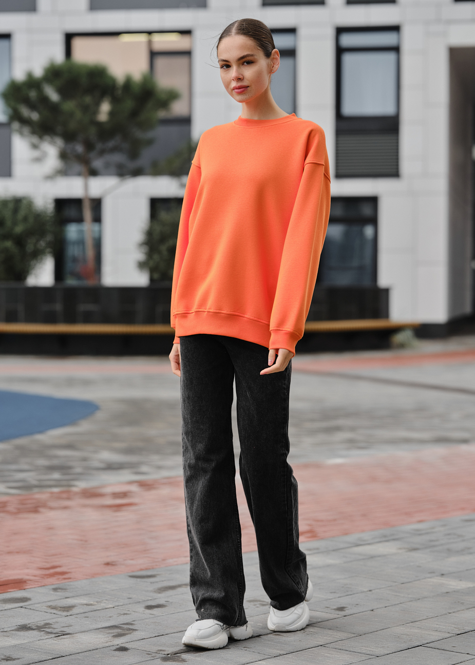 Bluza damska Staff fa orange oversize fleece