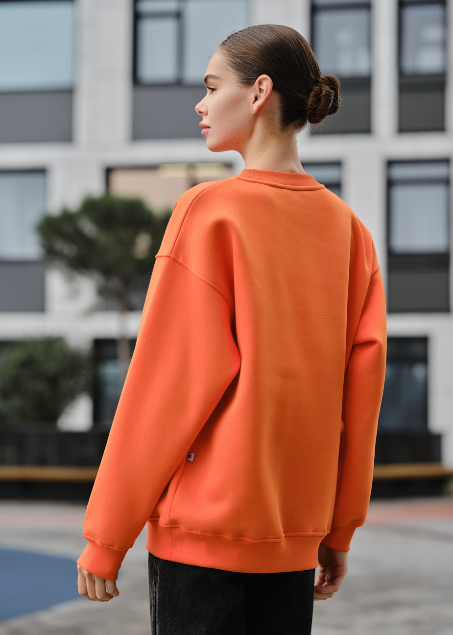 Bluza damska Staff fa orange oversize fleece