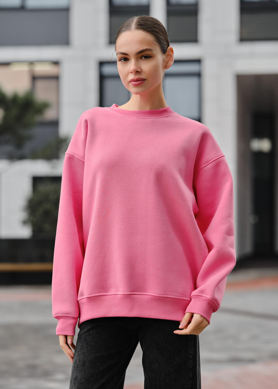 Bluza damska Staff fa pink oversize fleece