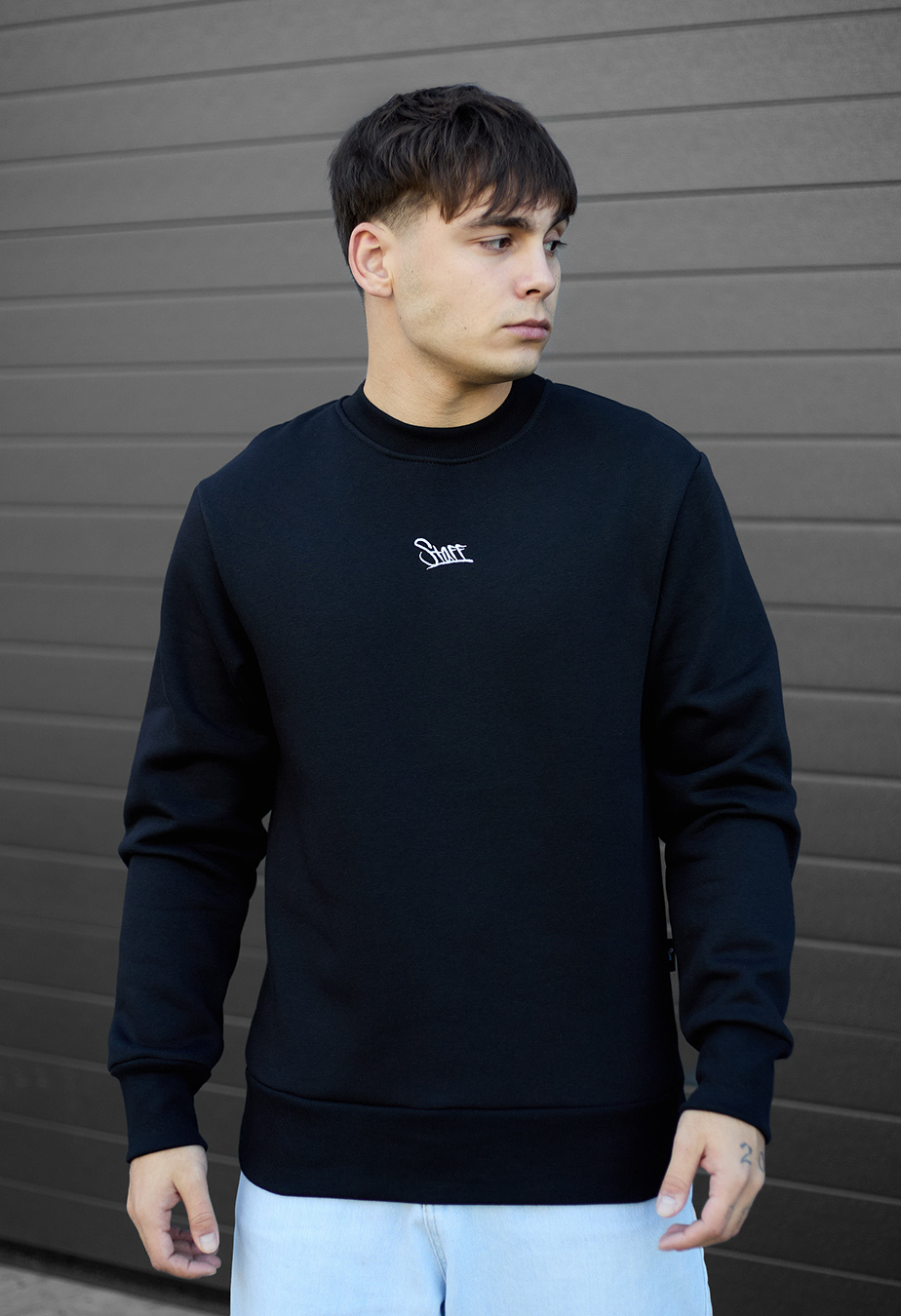 Bluza Staff black logo fleece