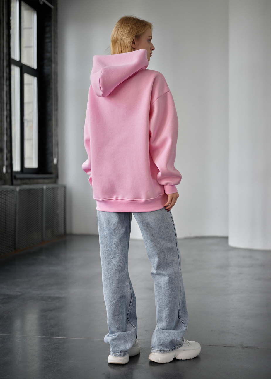 Bluza z kapturem Staff miv pink oversize fleece