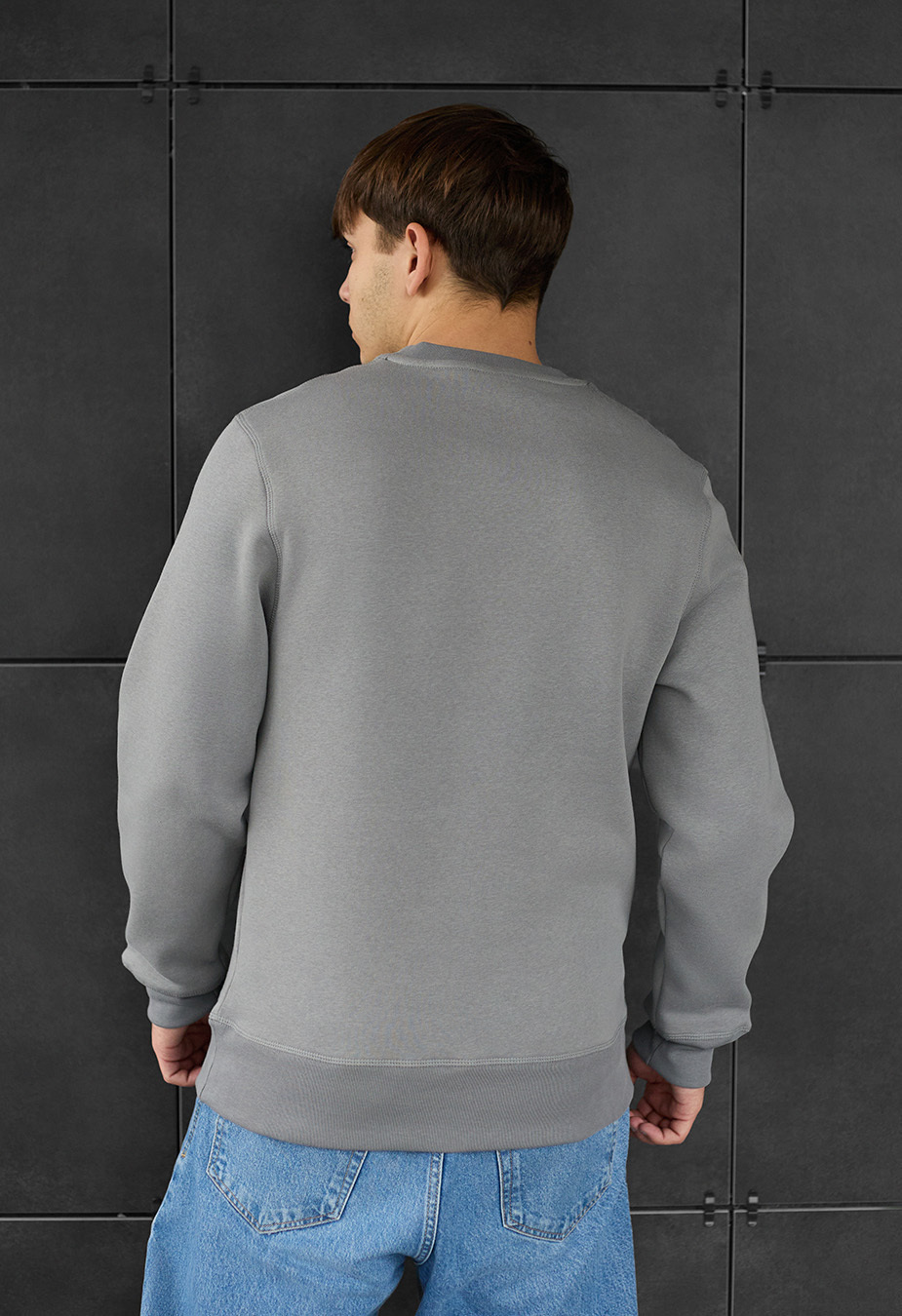 Bluza Staff gray basic fleece