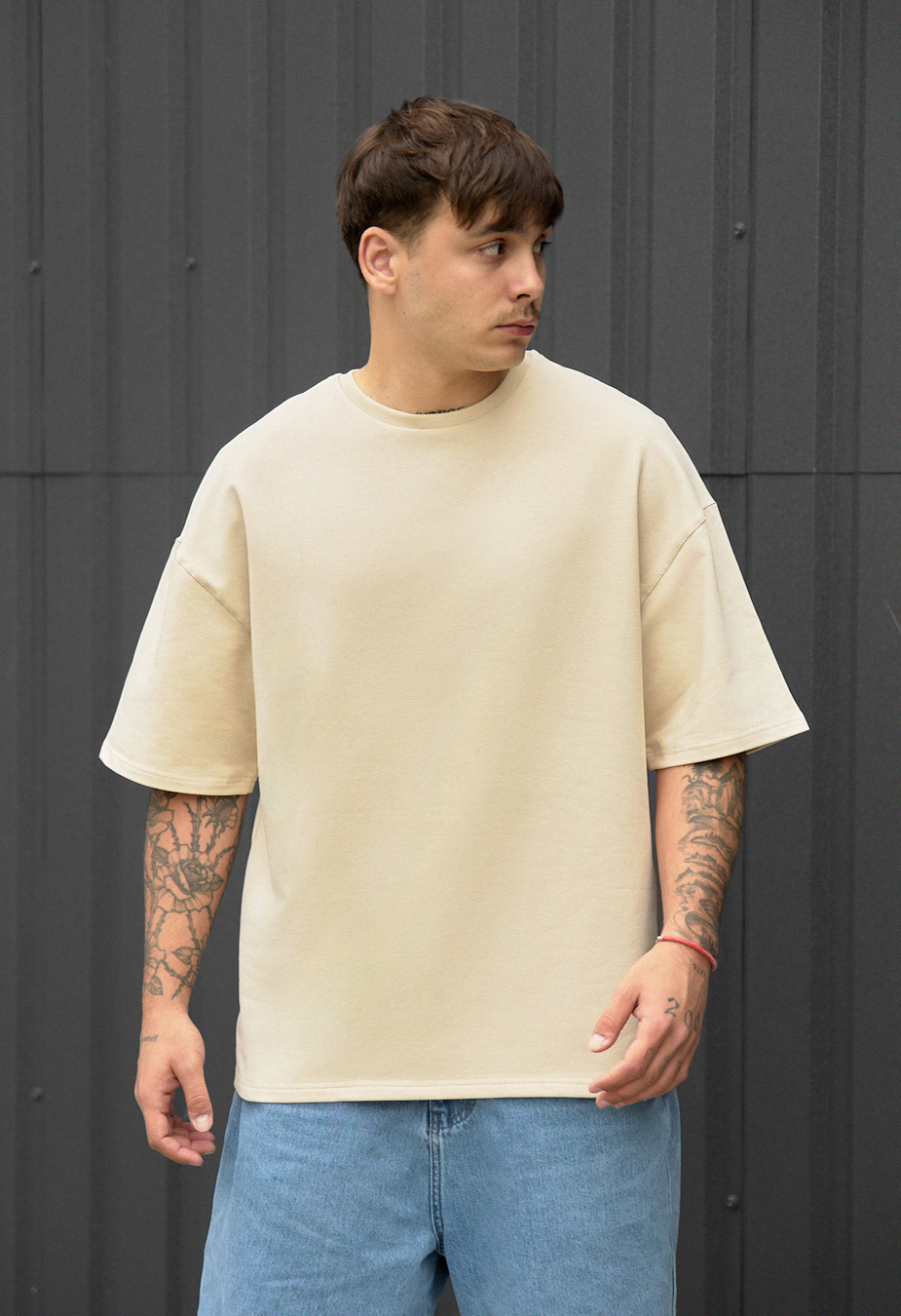 Koszulka Staff milk oversize premium
