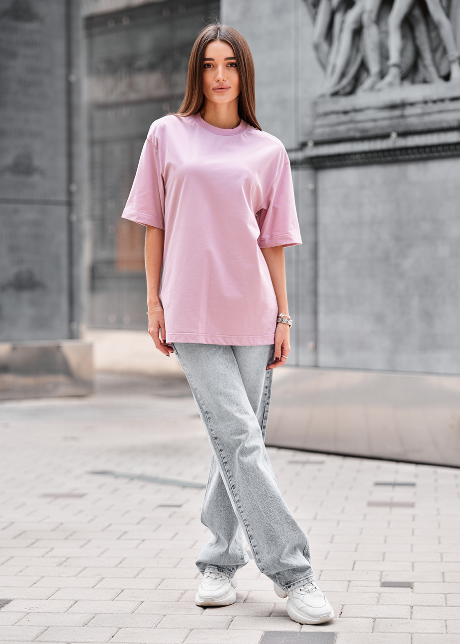 Koszulka Staff li pink oversize