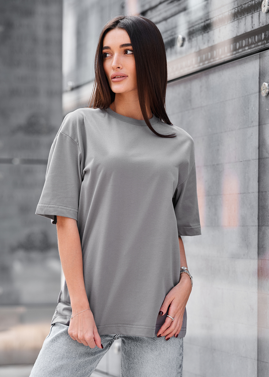 Koszulka Staff li gray oversize