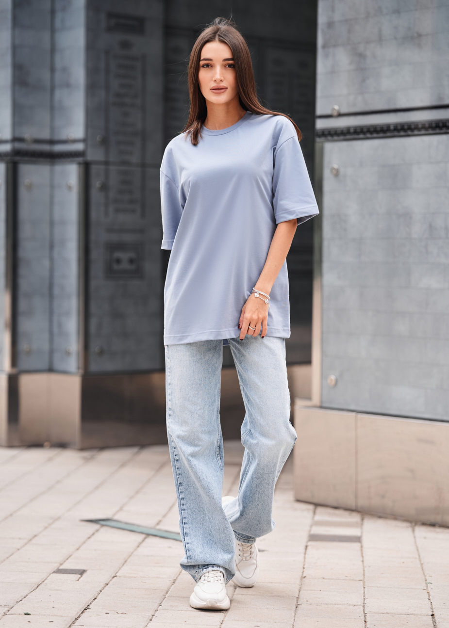 Koszulka Staff li light blue oversize