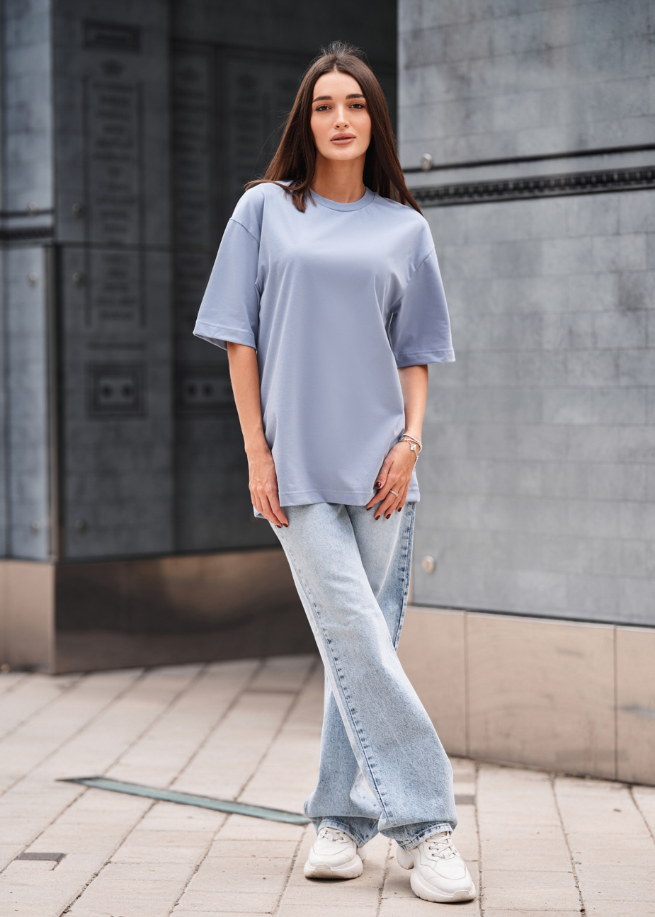 Koszulka Staff li light blue oversize