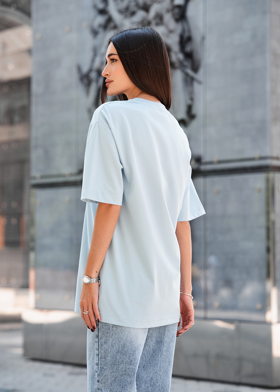 Koszulka Staff li light blue2 oversize