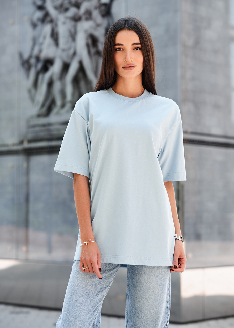 Koszulka Staff li light blue2 oversize