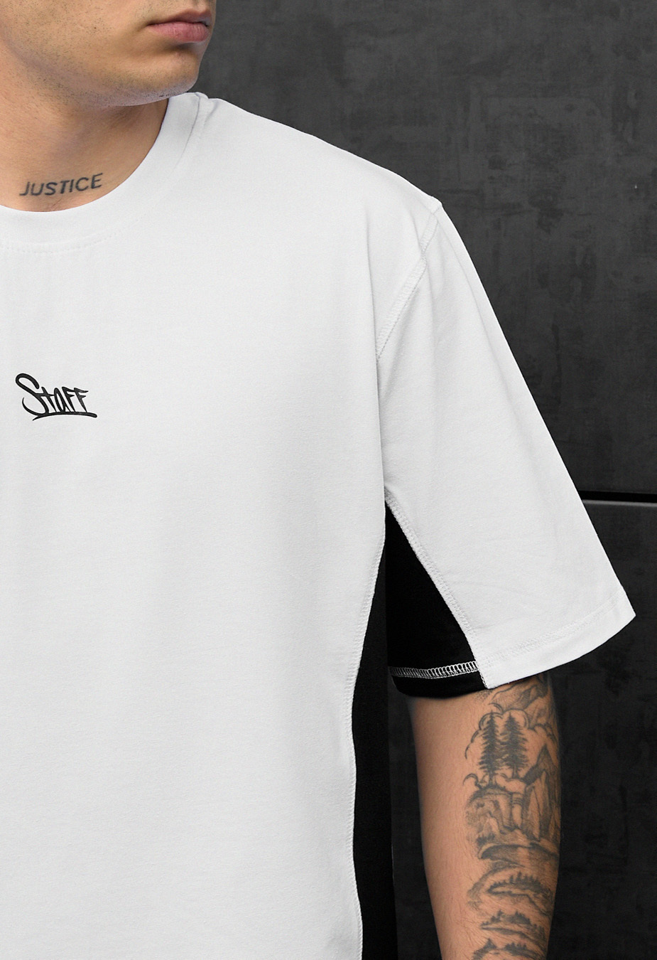 Koszulka Staff white & black logo