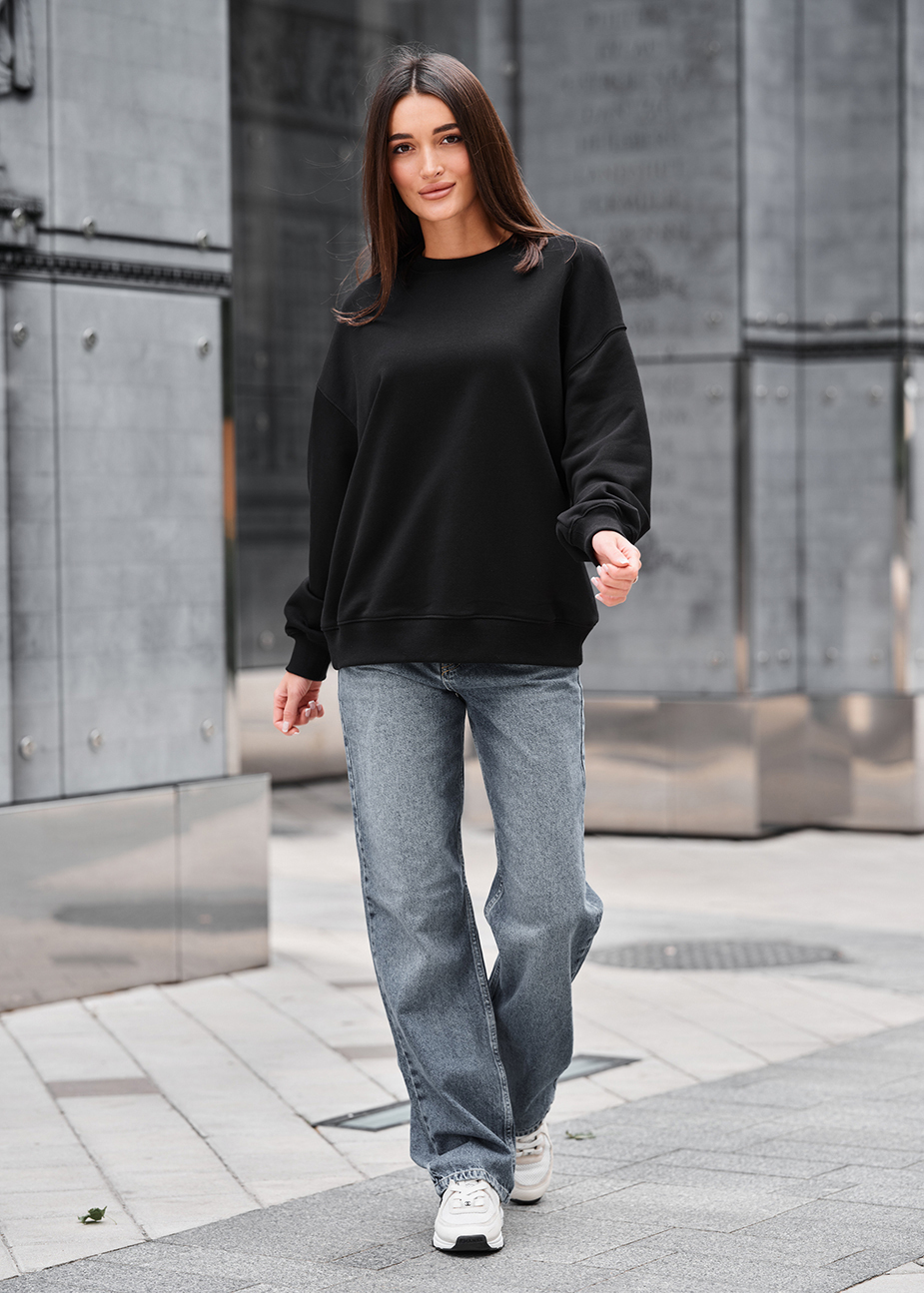 Bluza Staff s black oversize