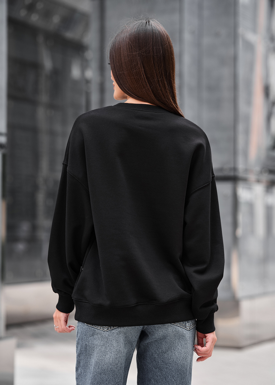 Bluza Staff s black oversize