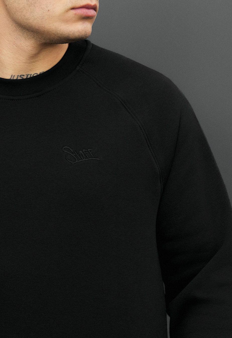 Bluza Staff black logo fleece