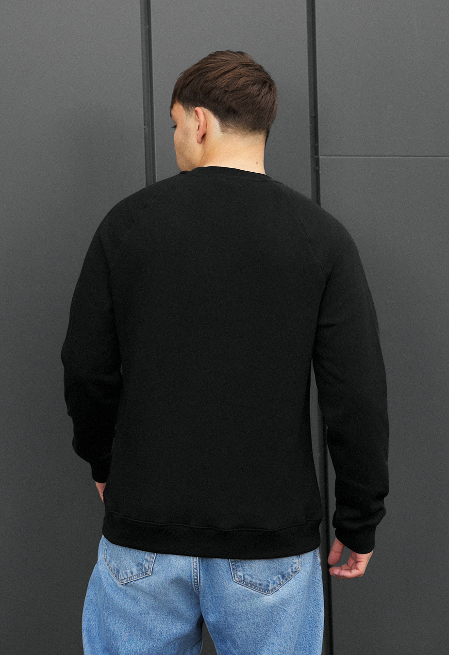 Bluza Staff black logo fleece