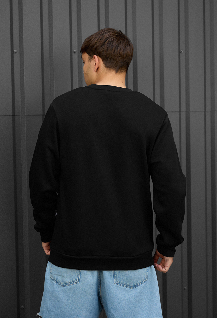 Bluza Staff black logo fleece