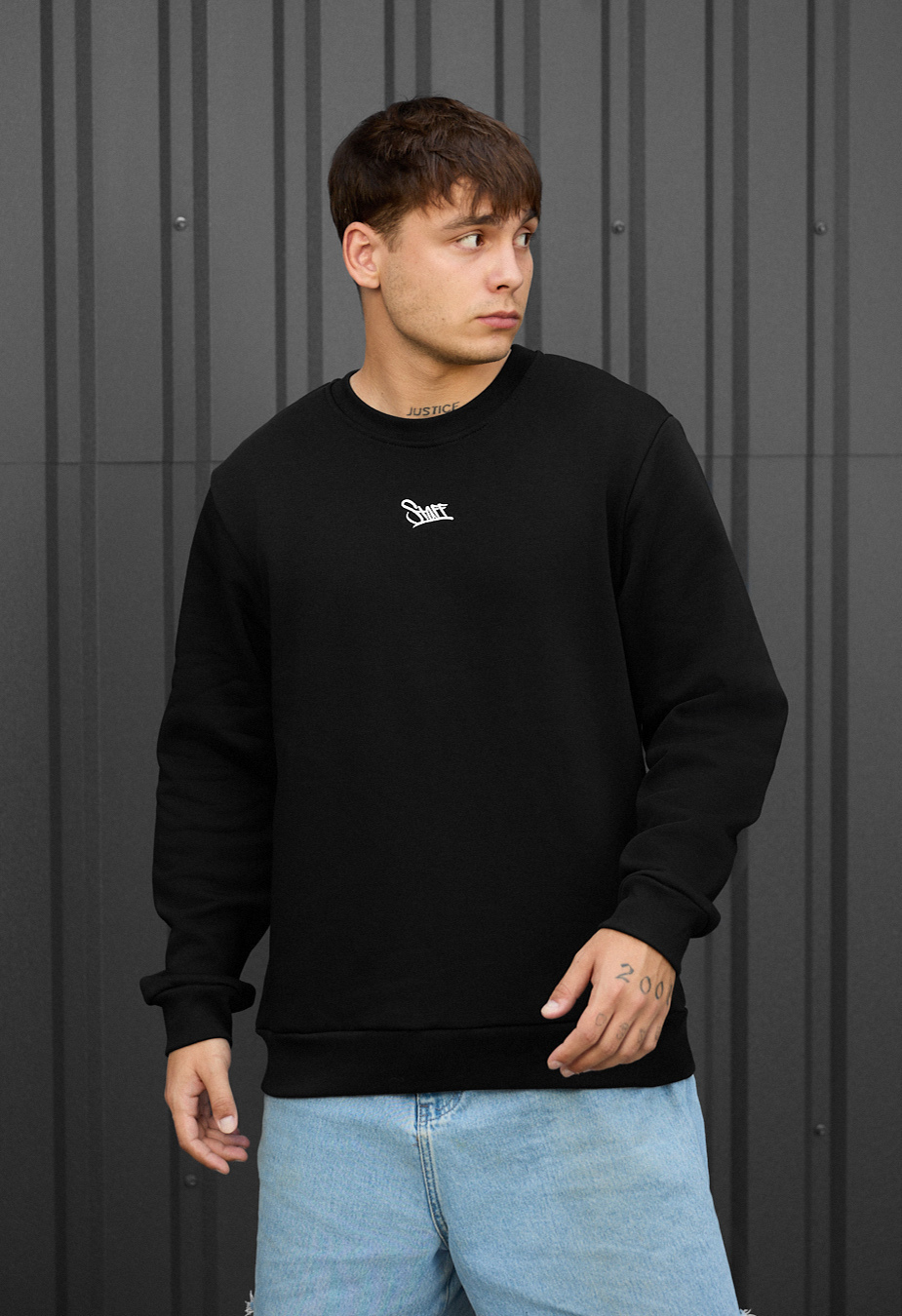 Bluza Staff black logo fleece