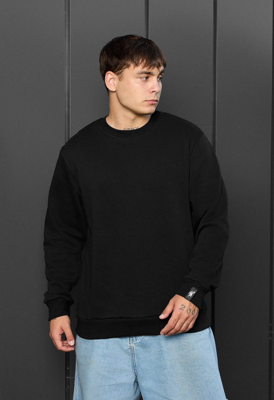 Bluza Staff black basic fleece