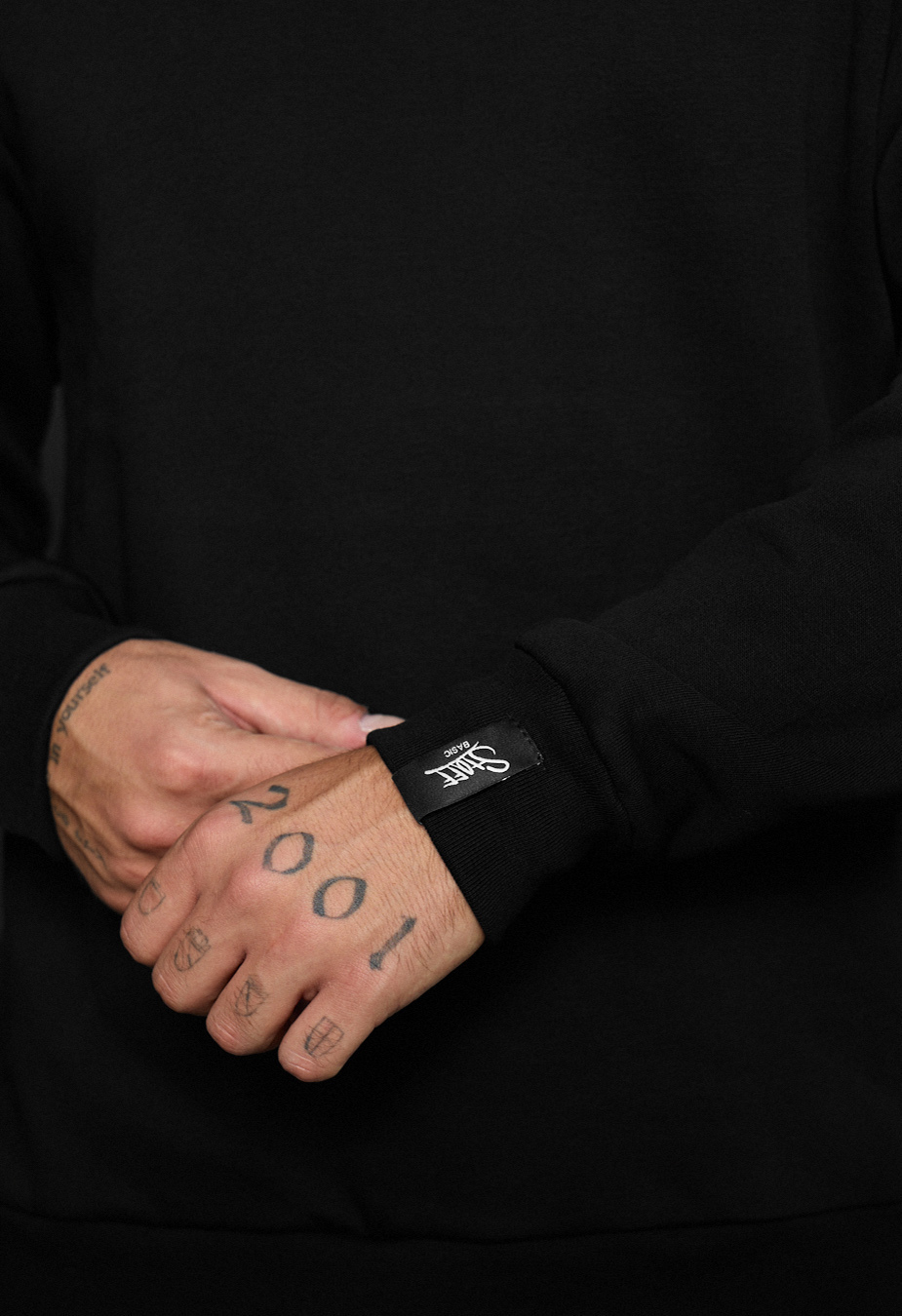 Bluza Staff black basic fleece