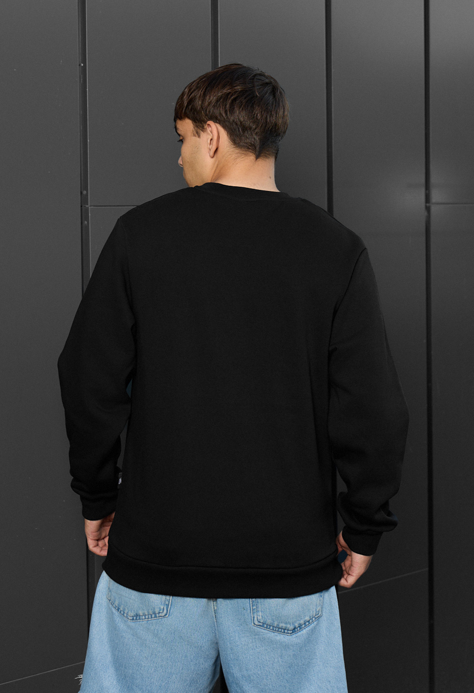Bluza Staff black logo fleece