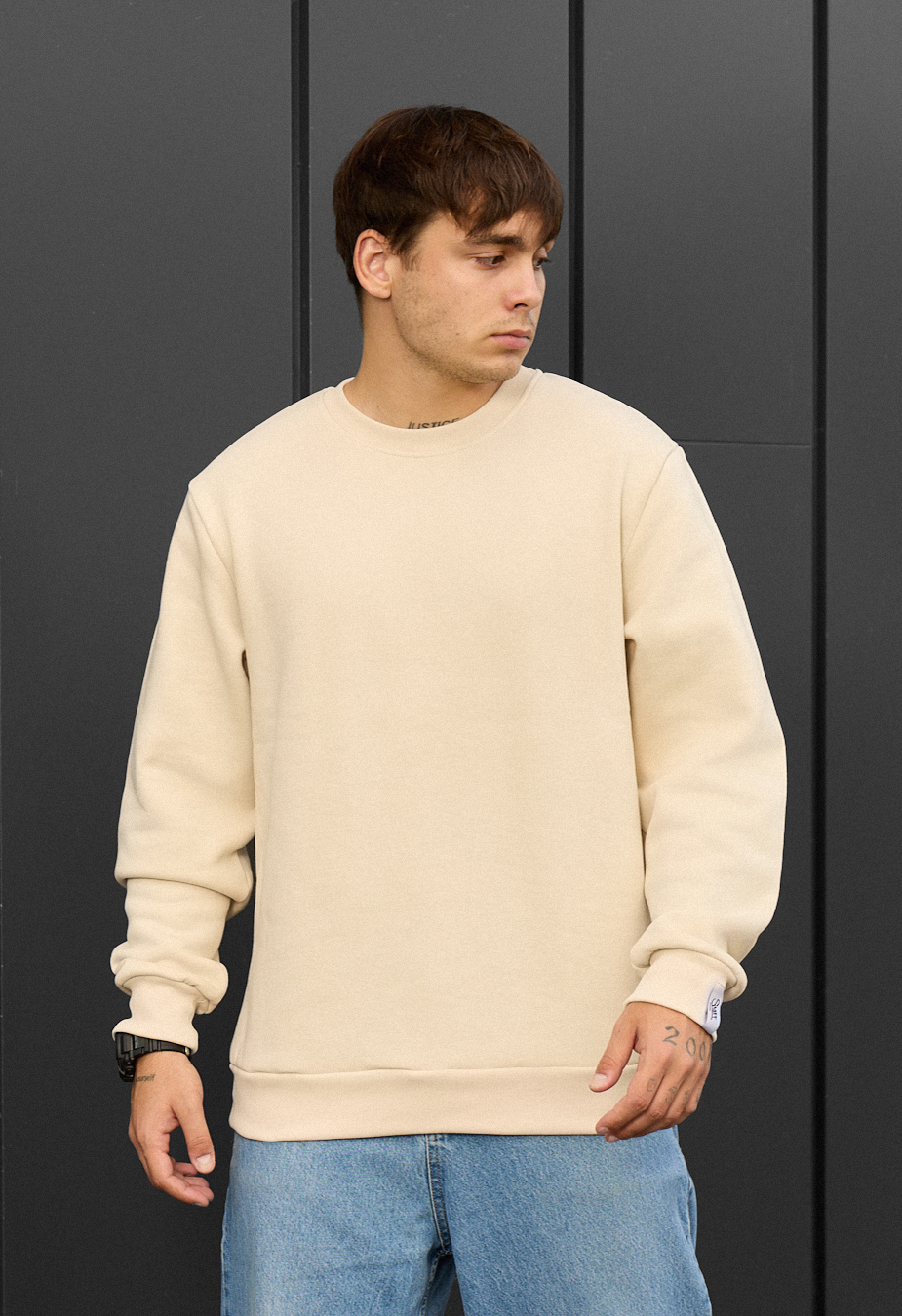 Bluza Staff milk basic fleece