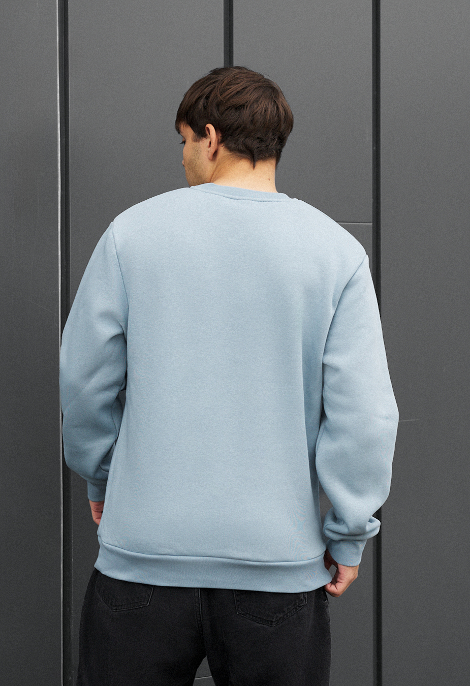 Bluza Staff light blue basic fleece