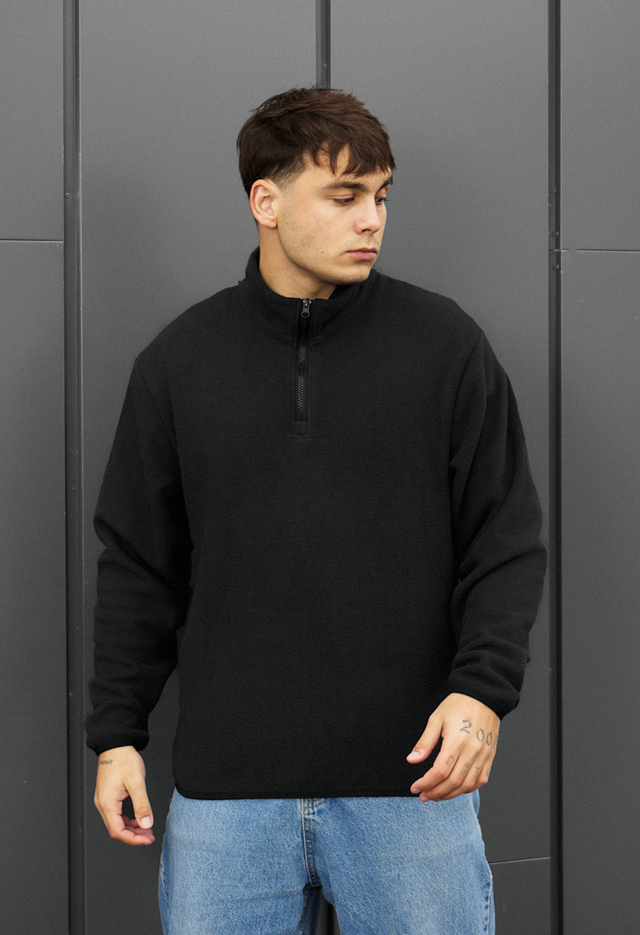 Olimpijka Staff uni black fleece