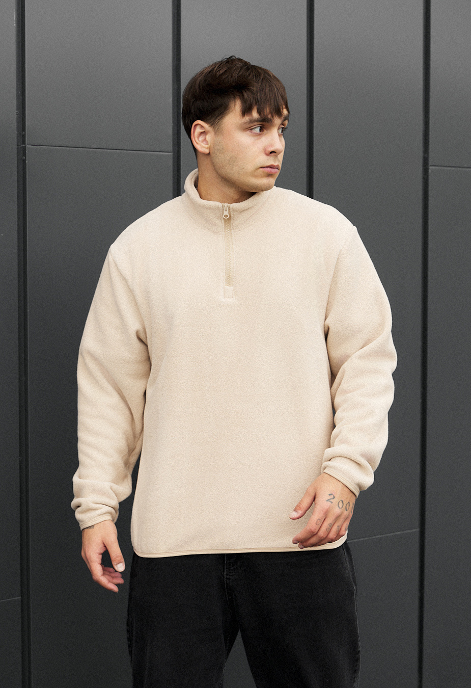 Olimpijka Staff uni milk fleece