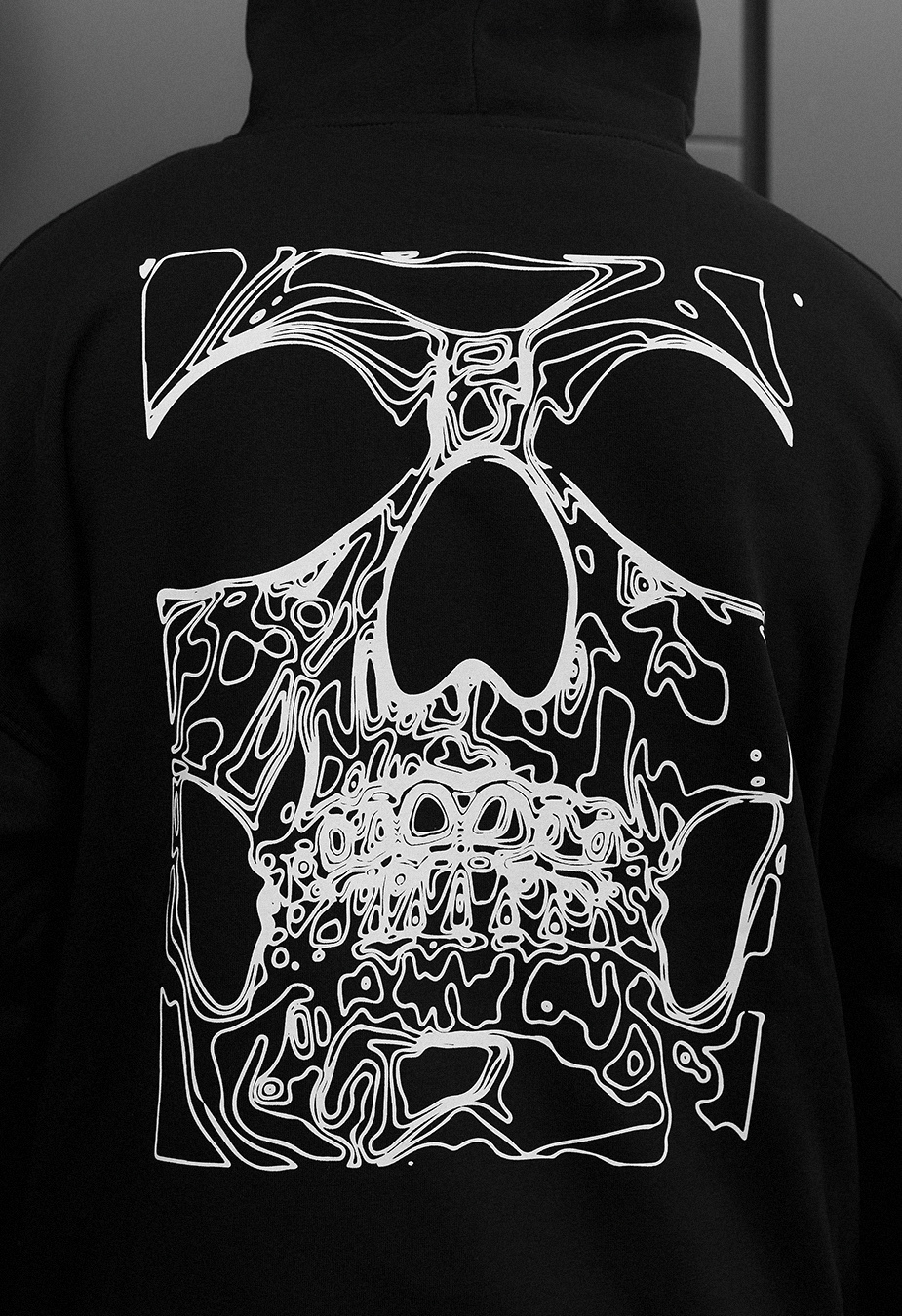 Bluza Staff skull oversize fleece