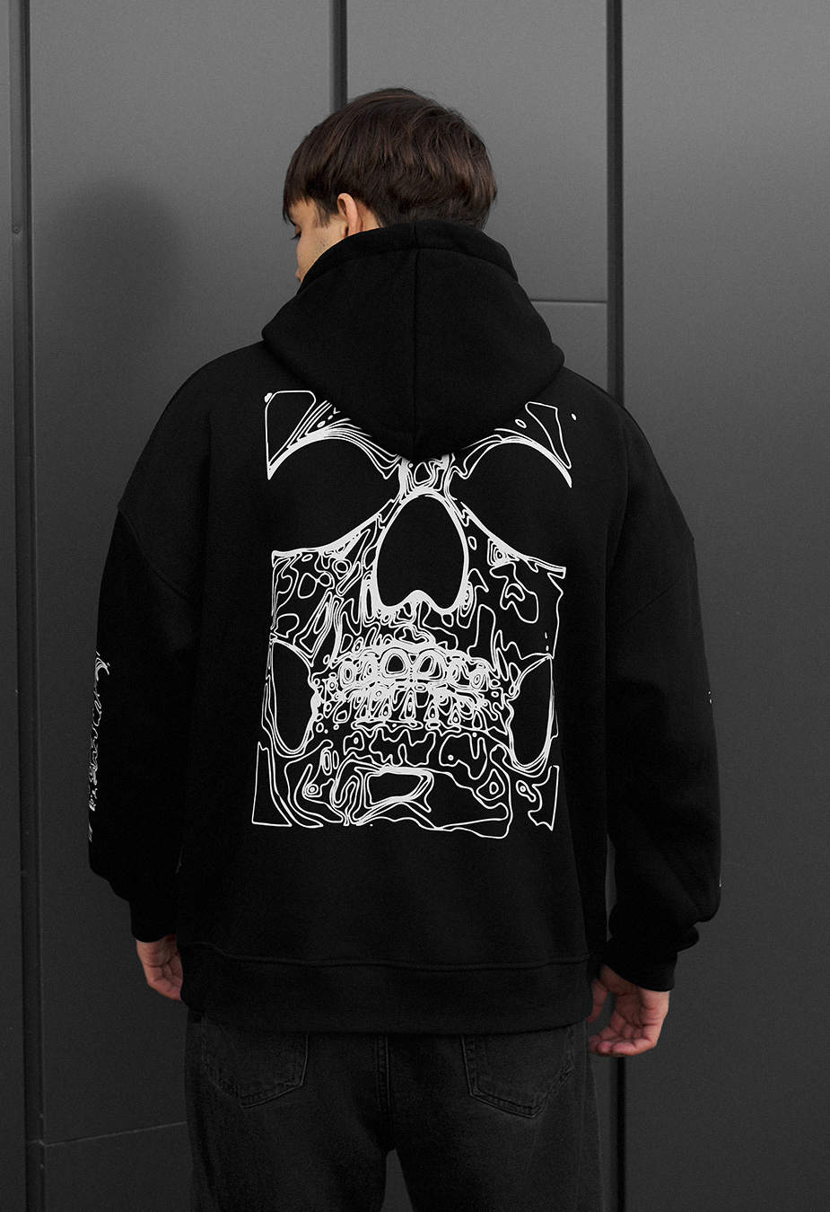 Bluza Staff skull oversize fleece