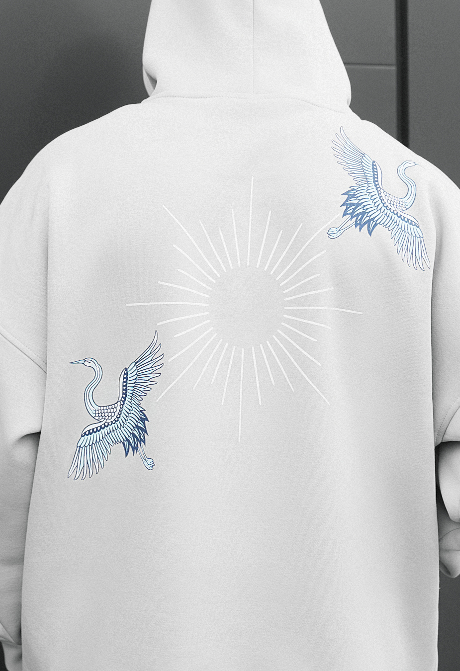 Bluza Staff sun & birds oversize fleece