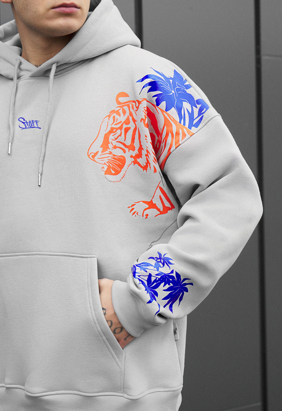 Bluza Staff tiger & drago fleece