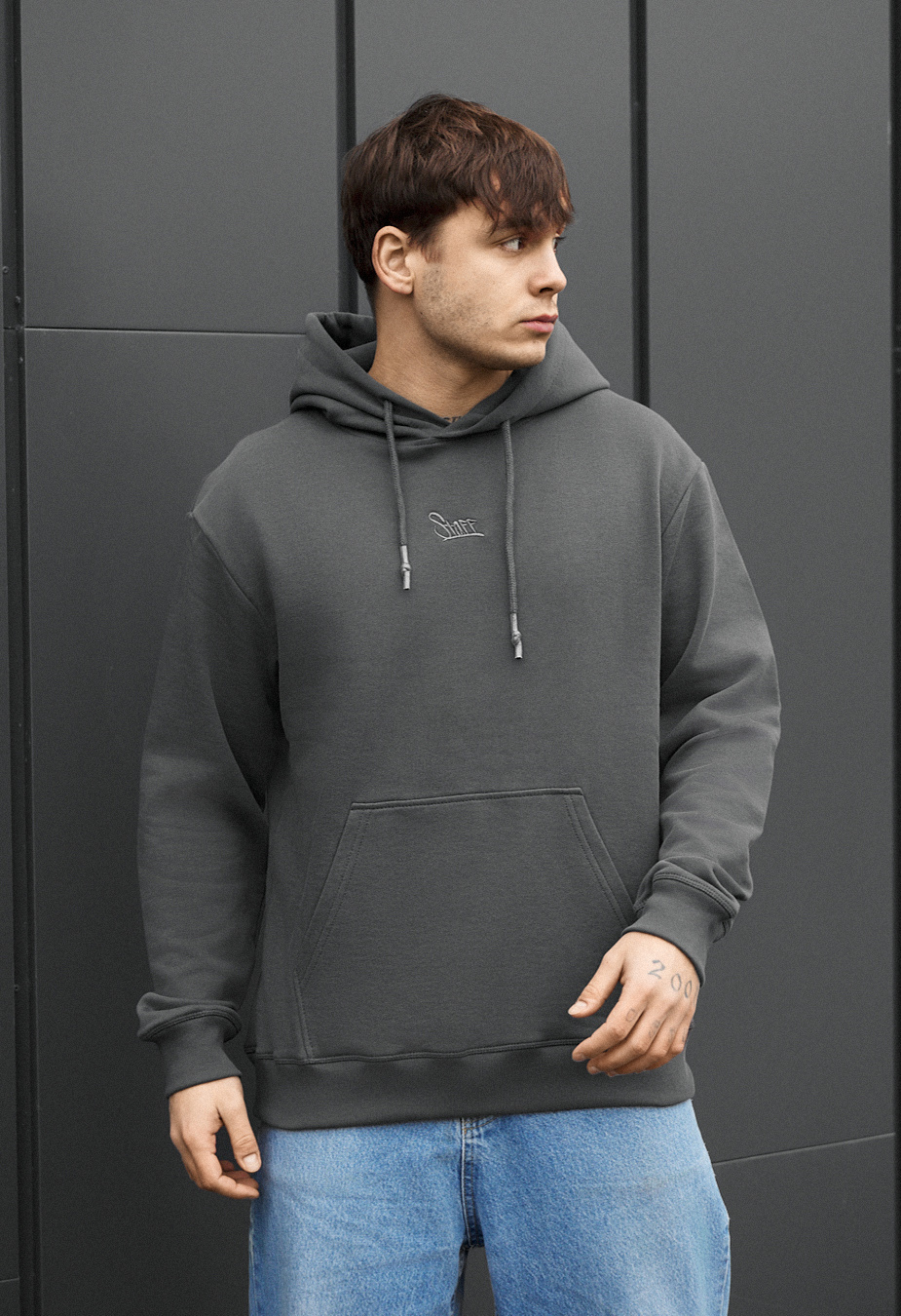 Bluza Staff logo dark gray