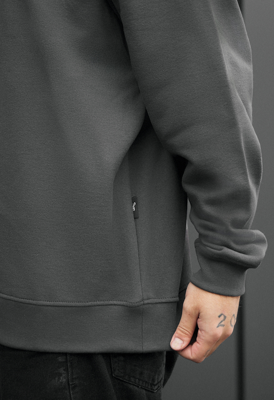 Bluza Staff ic dark gray oversize