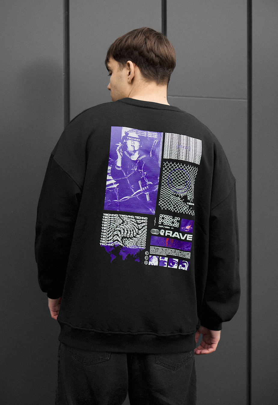 Bluza Staff rave oversize