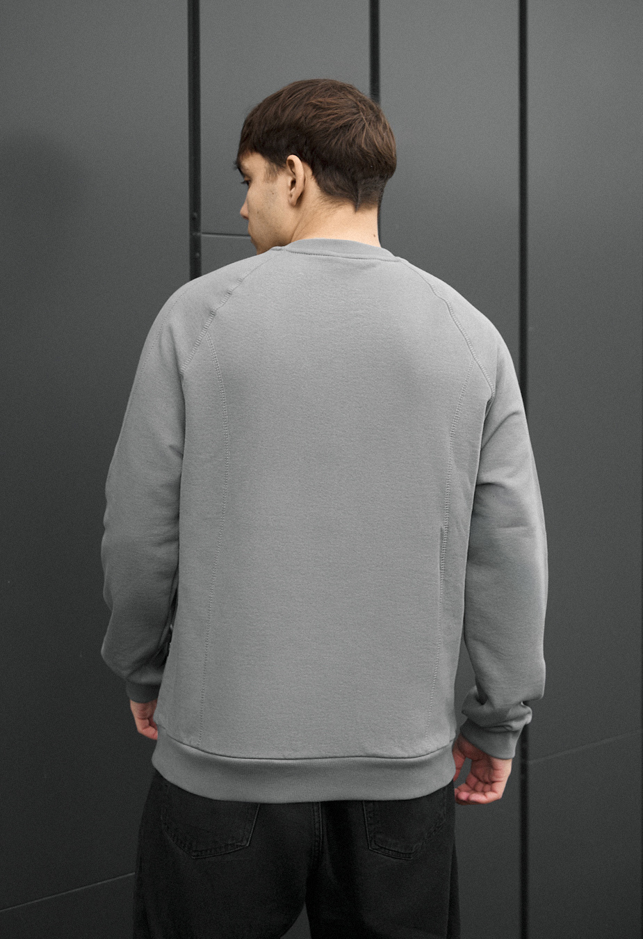 Bluza Staff light gray logo