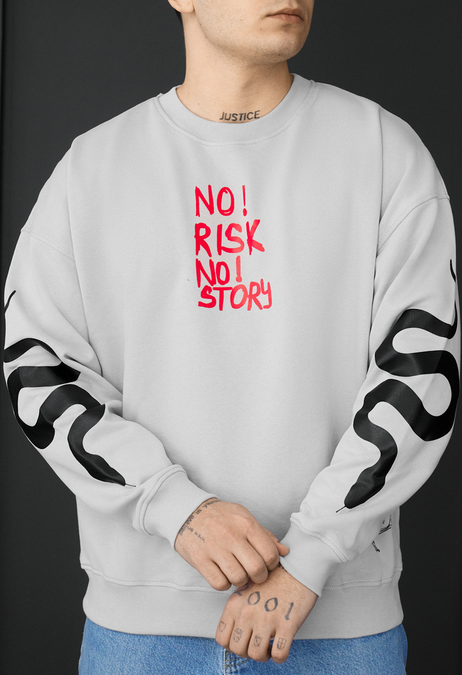 Bluza Staff no risk oversize