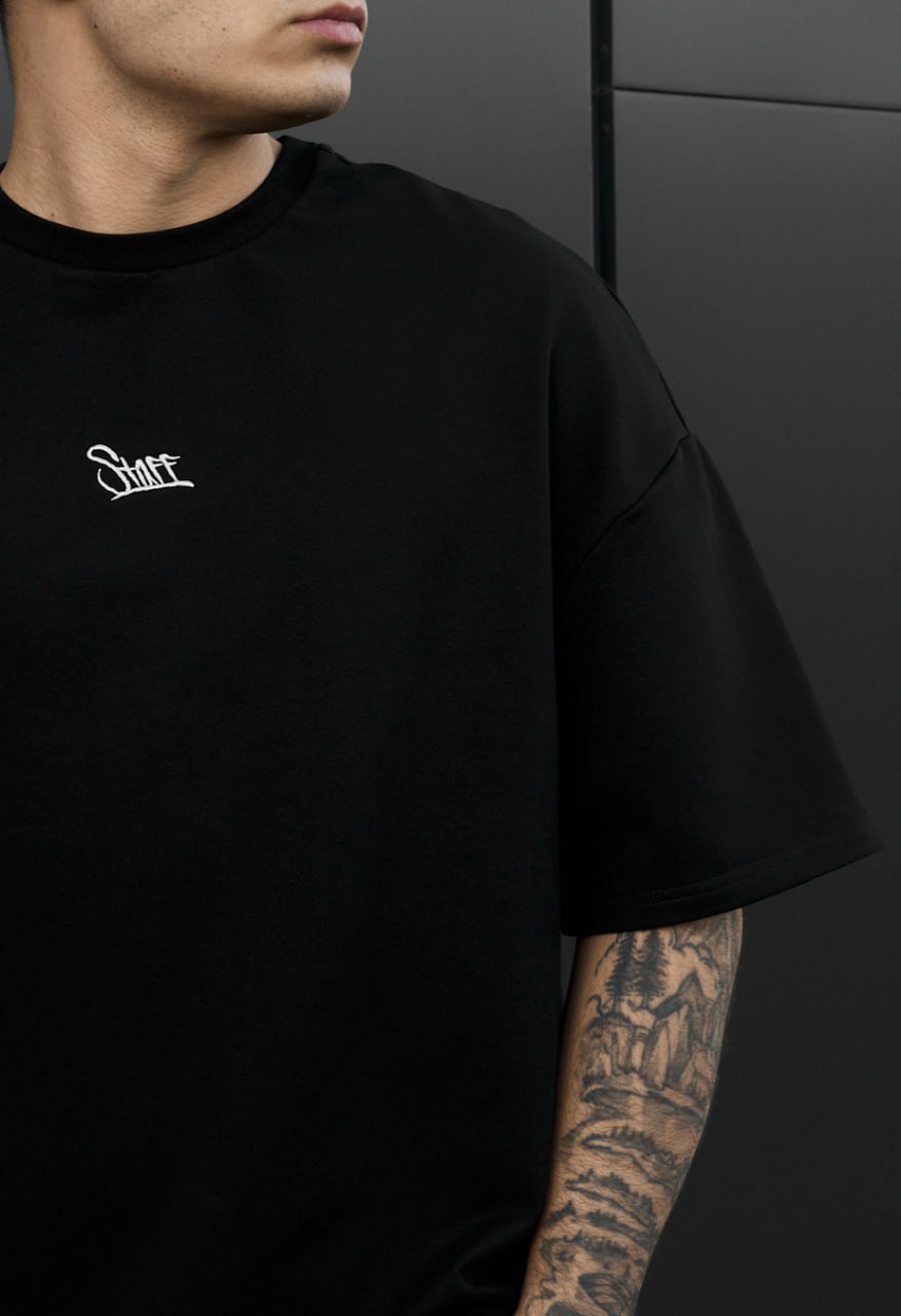 Koszulka Staff black logo oversize premium