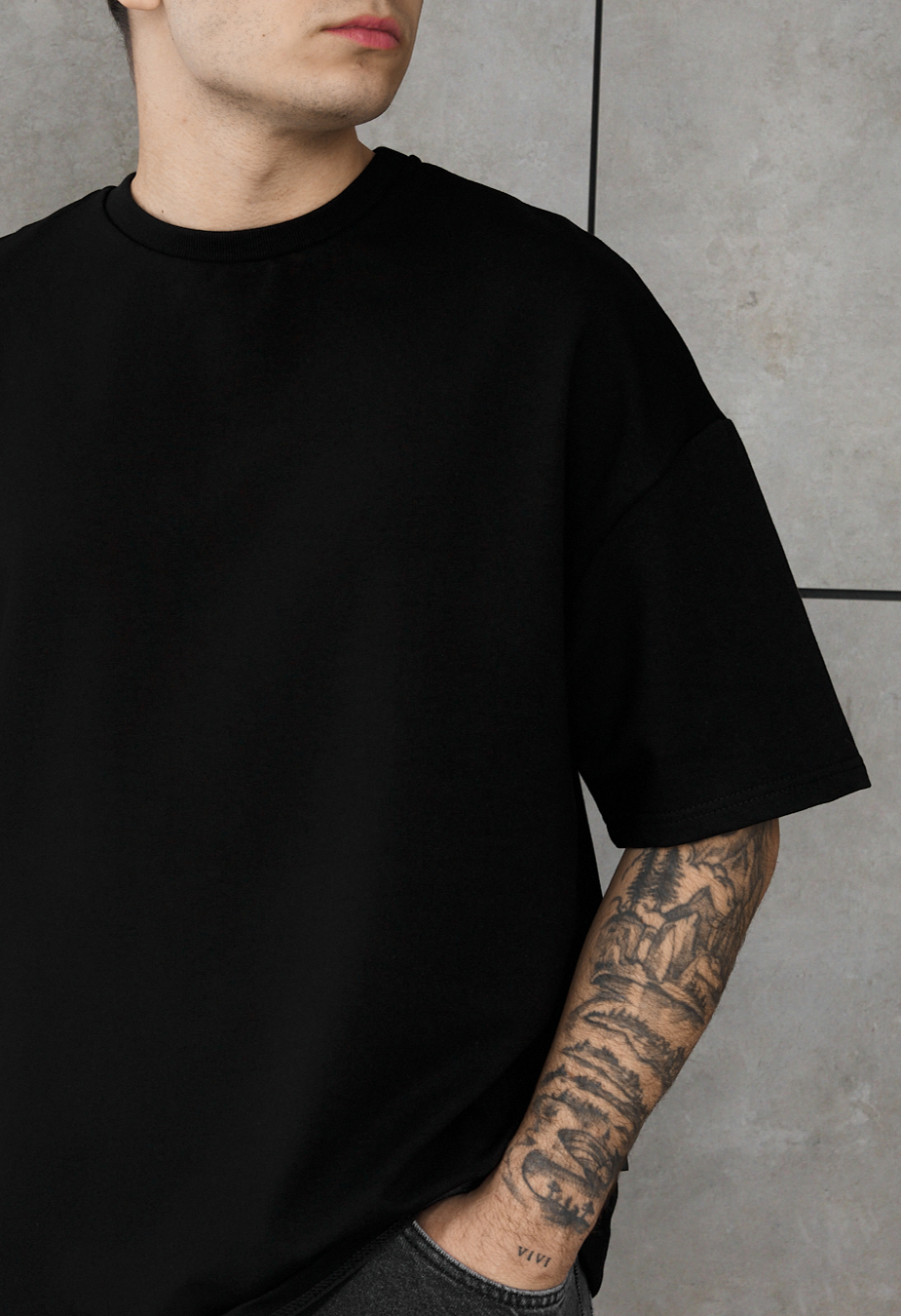 Koszulka Staff black oversize premium