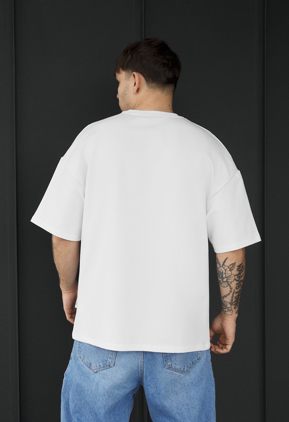 Koszulka Staff white oversize premium