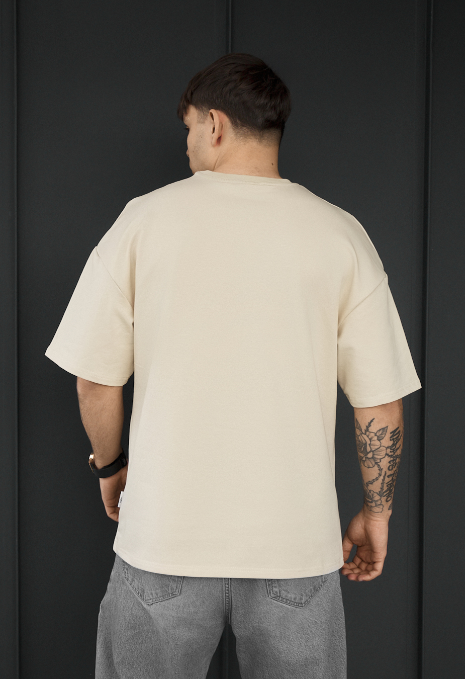 Koszulka Staff milk oversize premium