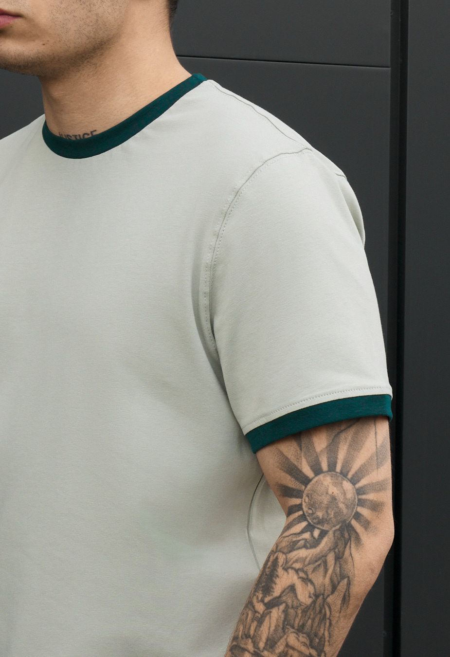 Koszulka Staff lu light olive & green