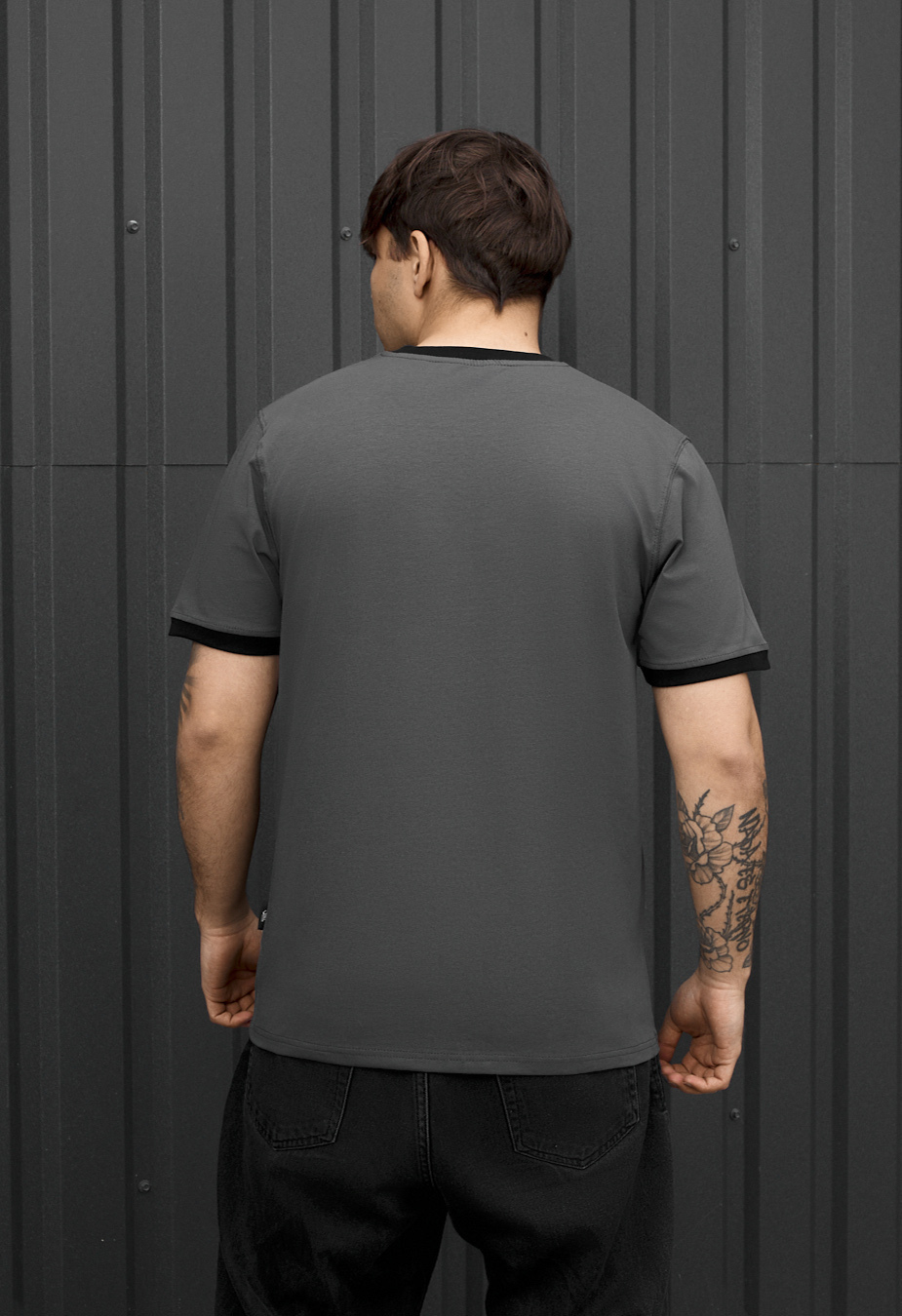 Koszulka Staff lu graphite & black