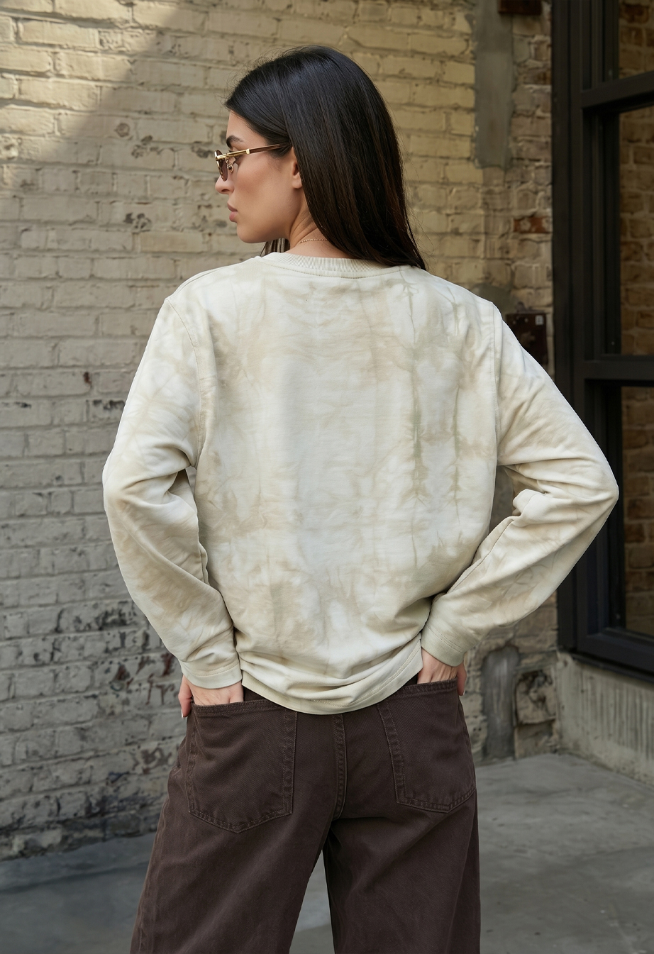 Longsleeve Staff hit light beige
