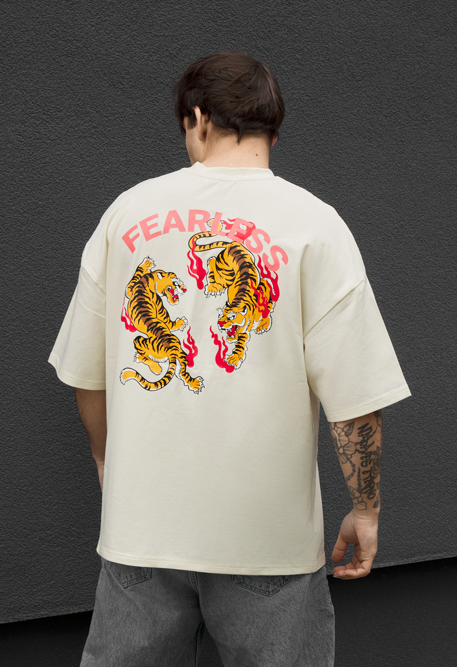 Koszulka Staff fearless oversize