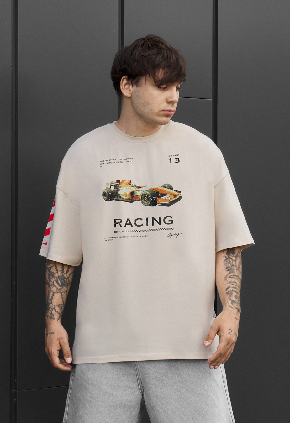 Koszulka Staff racing oversize