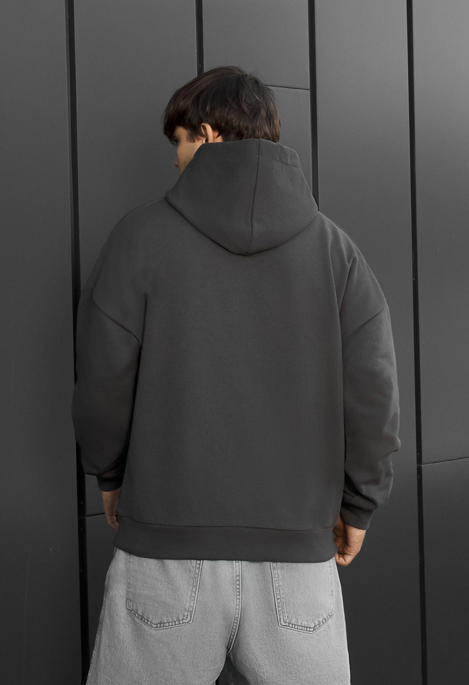 Bluza dark gray oversize