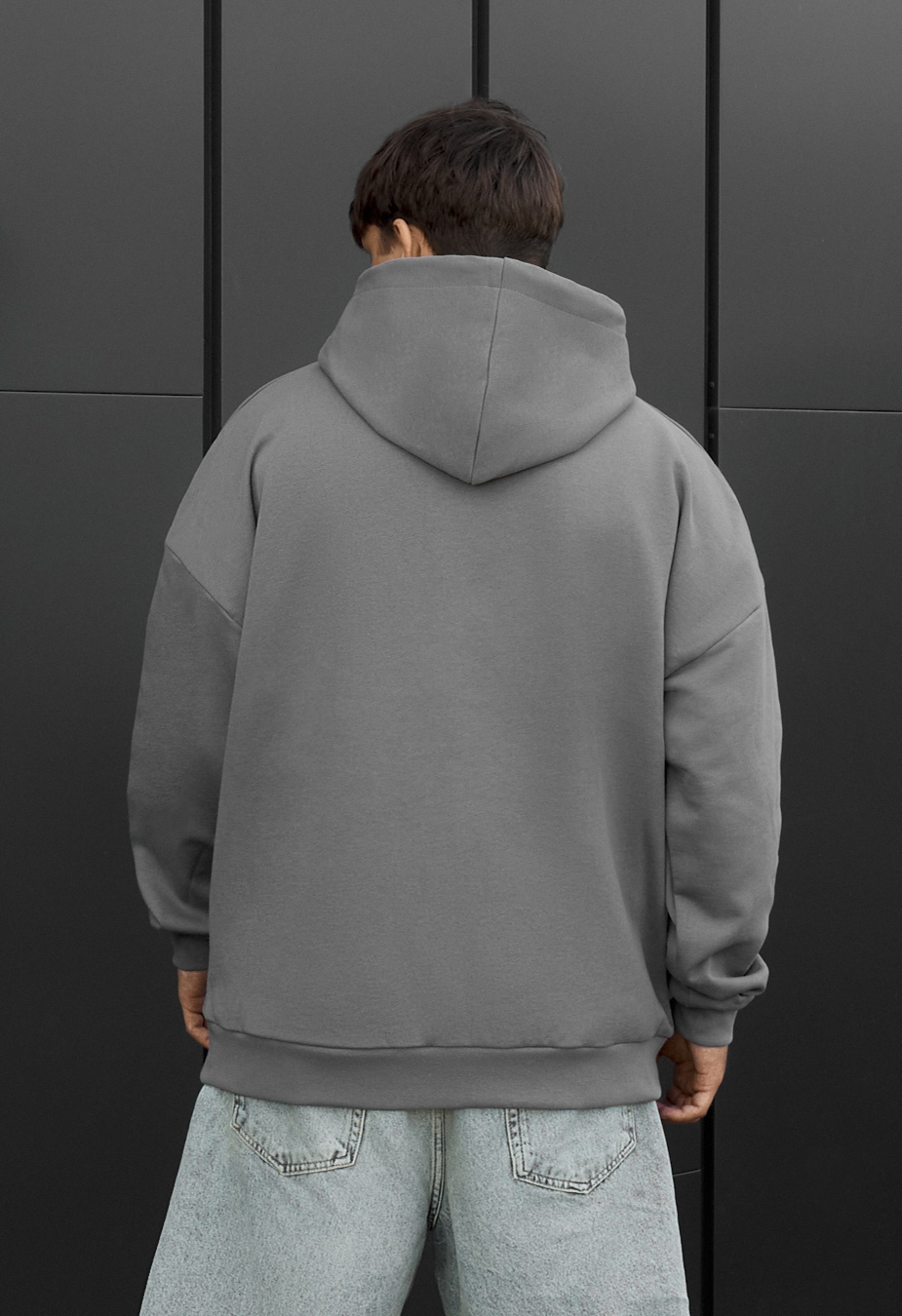 Bluza gray oversize reflective