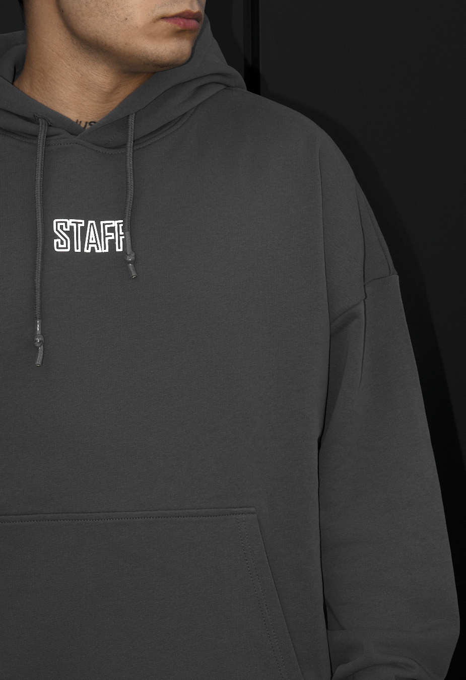 Bluza gray oversize reflective